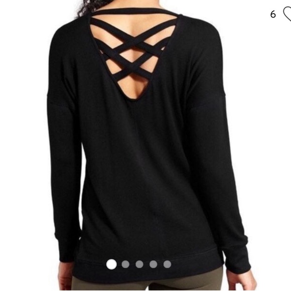 ATHLETA | CRISS CROSS TOP